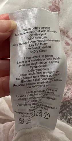 Motherhood Maternity Nursing Striped Red & White Tee, size S