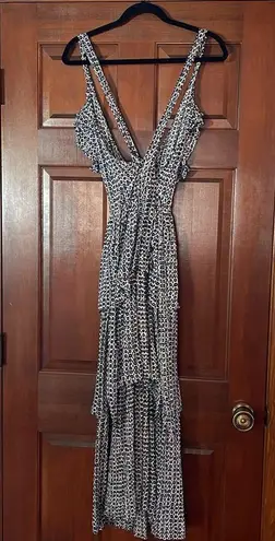 Cleobella Geo Tribal print tiered Mavi tank dress Medium