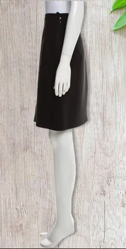 Giorgio Armani Vintage 90s Knee Length Career Skirt Black 48