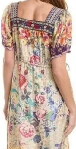 Johnny Was Topiary Rumi Silk Dress w slip NWT