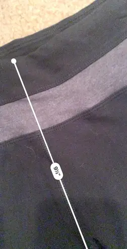 Champion Black Grey Stripe Leggings Size Small