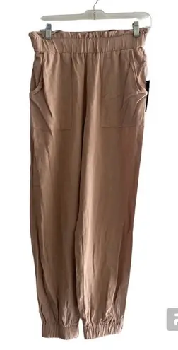 Doe & Rae NWT paper bag waistband patents with pockets S 100% cotton - Image 1