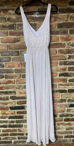 Show Me Your Mumu NWT  Mauve Glimmer Kendall Maxi Dress Women's Size Small