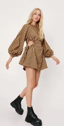 Nasty Gal Plaid Dress