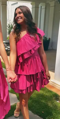 Endless Rose Pink Ruffle Mini Dress