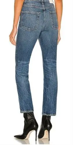 GRLFRND Karolina NEW High Rise Straight Crop in Hudson River