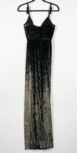 Show Me Your Mumu  The Richards Velvet Velour V Neck Full Length Tank Jumpsuit S