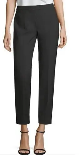 BOSS Hugo Boss • Tiluna Side Zip Dress Ankle Pants Black Womens Size 4 Work