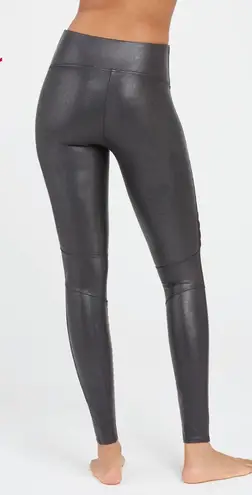 Spanx Faux Leather Moto Leggings