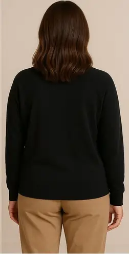 JoyLab Black Long Sleeve Athleisure Top Size Large