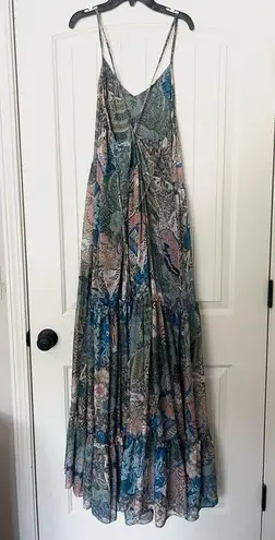 MISA Los Angeles Kali Maxi Dress in Patchwork Batik