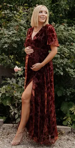 Baltic Born Uma Velvet Maxi Dress