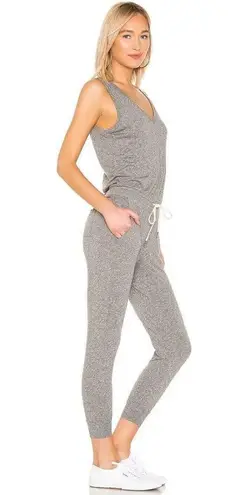 n:philanthropy NWT Flower Jumpsuit in Heather Gray V-neck Jogger L $178