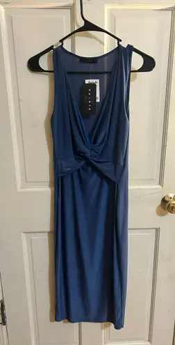 Saints + Secrets Saints Blue Bodycon Dress