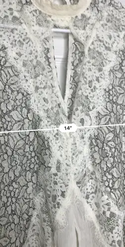 Free People White Lace Tell Tale Heart Dress Size Small