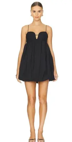Acler Palermo Mini Dress Size 10 Black