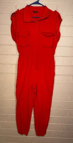 Strut & Bolt  Red Sleeveless Jumpsuit thumbnail 1
