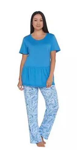 Carole Hochman Purple Pajama Set Size Large New Sold Out A302171