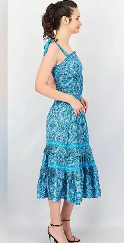 Ramy Brook Sia Printed Midi Dress Medium