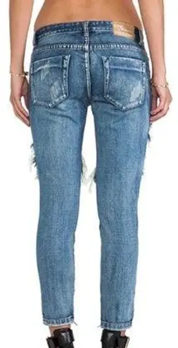 One Teaspoon  Trashed Freebirds Jeans