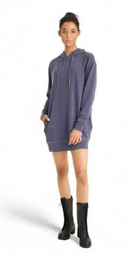 525 America Distressed Hoodie Dress Size Small NWT Pockets Ink color Blue