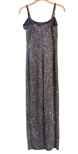 Jump Sparkling Purple Dress Stretch 7/8 Juniors Bodycon Sexy Formal Night Out Evening