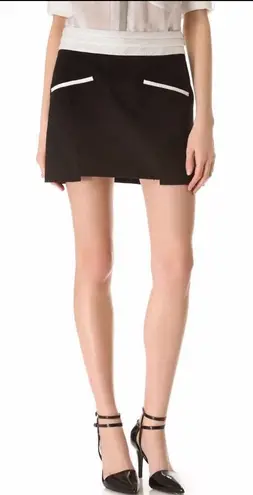 Helmut Lang NWOT Era Pocket Mini Skirt Pleated Waist Linen Blend Size 0 - Image 1