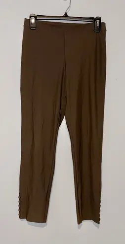 IC Connie K Pull On Straight Studded Art Slinky Crop green size small