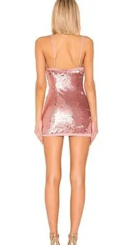 NBD NWT  Vasily two way sequin mini dress pink Sz S