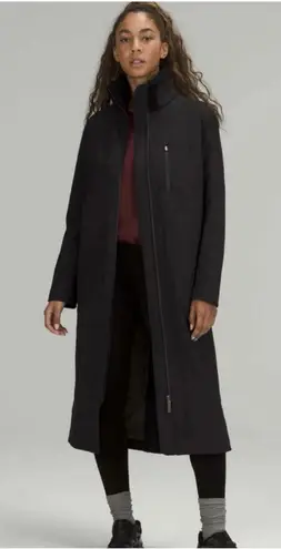 Lululemon  repel shell fleece lined long jacket 🔥🔥🔥