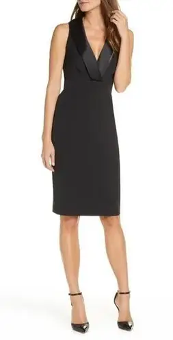 Eliza J Black Tuxedo Dress - Size 16