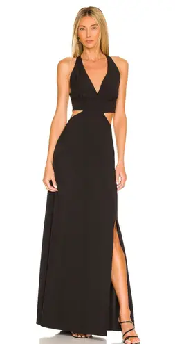 Revolve black gown