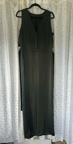 Rachel Rachel Roy Flor V Neck Popover Self Tie Belt Wide Leg Jumpsuit Pockets 12
