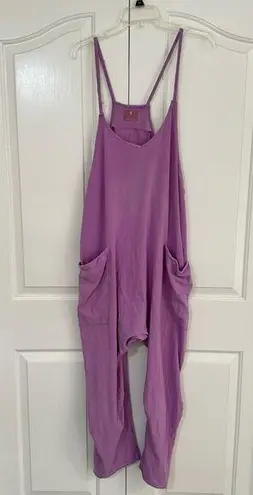 Free People Movement FP Movement by Free People Hot Shot Jumpsuit Purple Size L