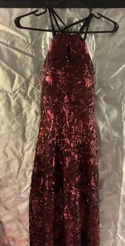 Prom Dress Red Size 8