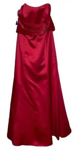 Alfred Angelo Bridesmaids Cherry Strapless NWT