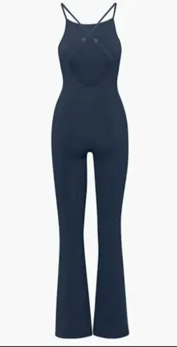 Aritzia  Wilfred Free Leila Flare Jumpsuit Size Medium Navy blue Sporty thumbnail 9