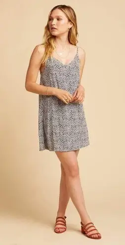 Lacausa Tan Black Leopard Print Sleeveless Mini Slip Dress Women's Size XS