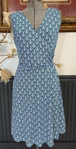 41 Hawthorn Lorene Faux Wrap Knit Dress in Teal Green ~ Size Medium 💚🍄 Blue