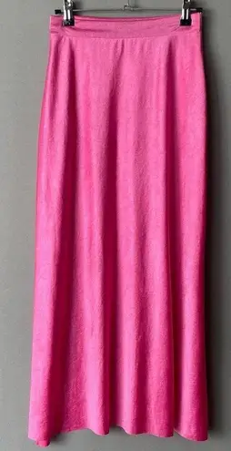 Pull & Bear sz S hot pink long maxi skirt