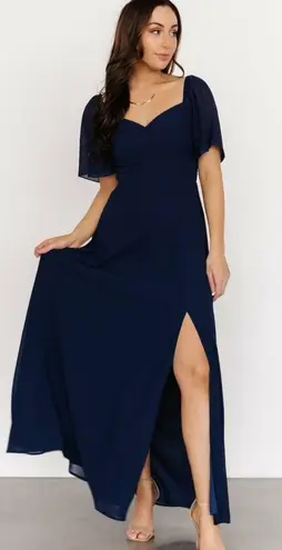 Baltic Born Sierra Sweetheart Blue Maxi Dress New Without Tags