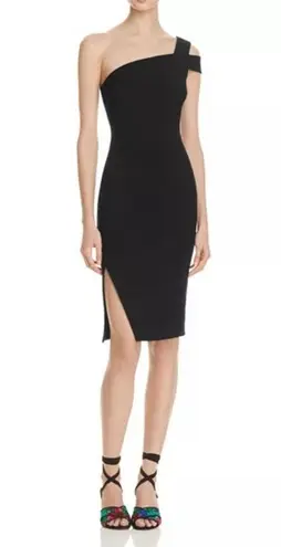 Likely Packard Dress Black One Shoulder Bodycon NWT Size 2