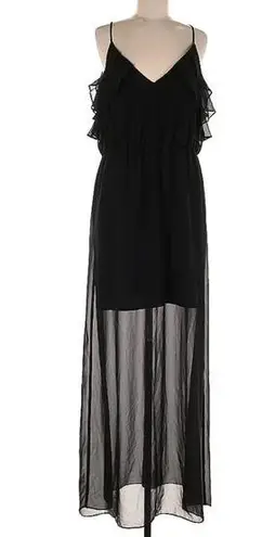 BCBGeneration BCBG black sheer maxi