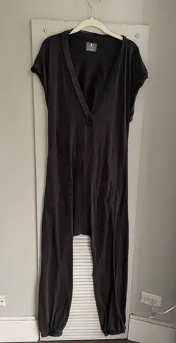 Free People Black Hot Shot V Neck Onesie S