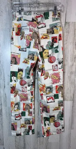 Reformation Comic High Rise Straight Jeans | White | Button Fly | Size 25 | Rare