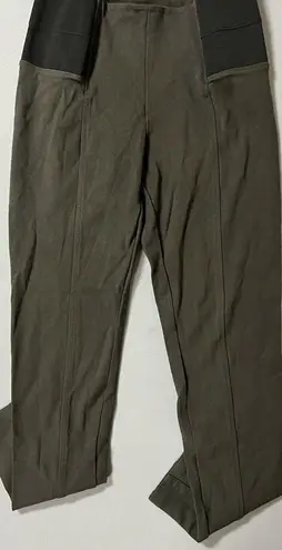 Dynamite Olive Green Pleated High-Rise Leggings Pants Bottoms Size M 🖤