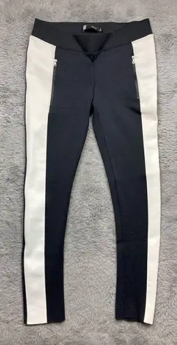 J Brand  Carrillo black and white sleek nylon pants