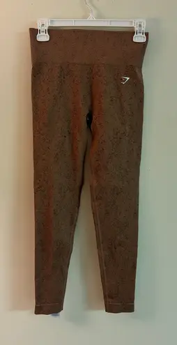Gymshark Brown High Waisted Leggings Size M — Sculpt Fit Activewear Size M