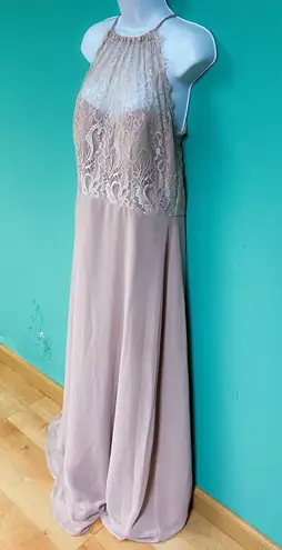 Hayley Paige Occasions Dusty Rose Bridesmaid Dress