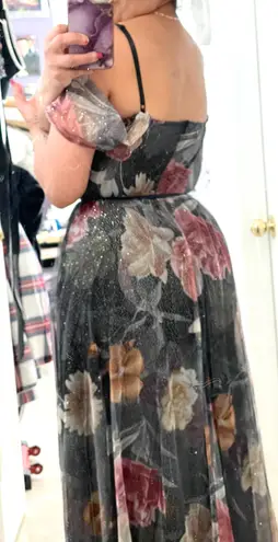 Candalite Brand New Formal Floral Maxi Dress